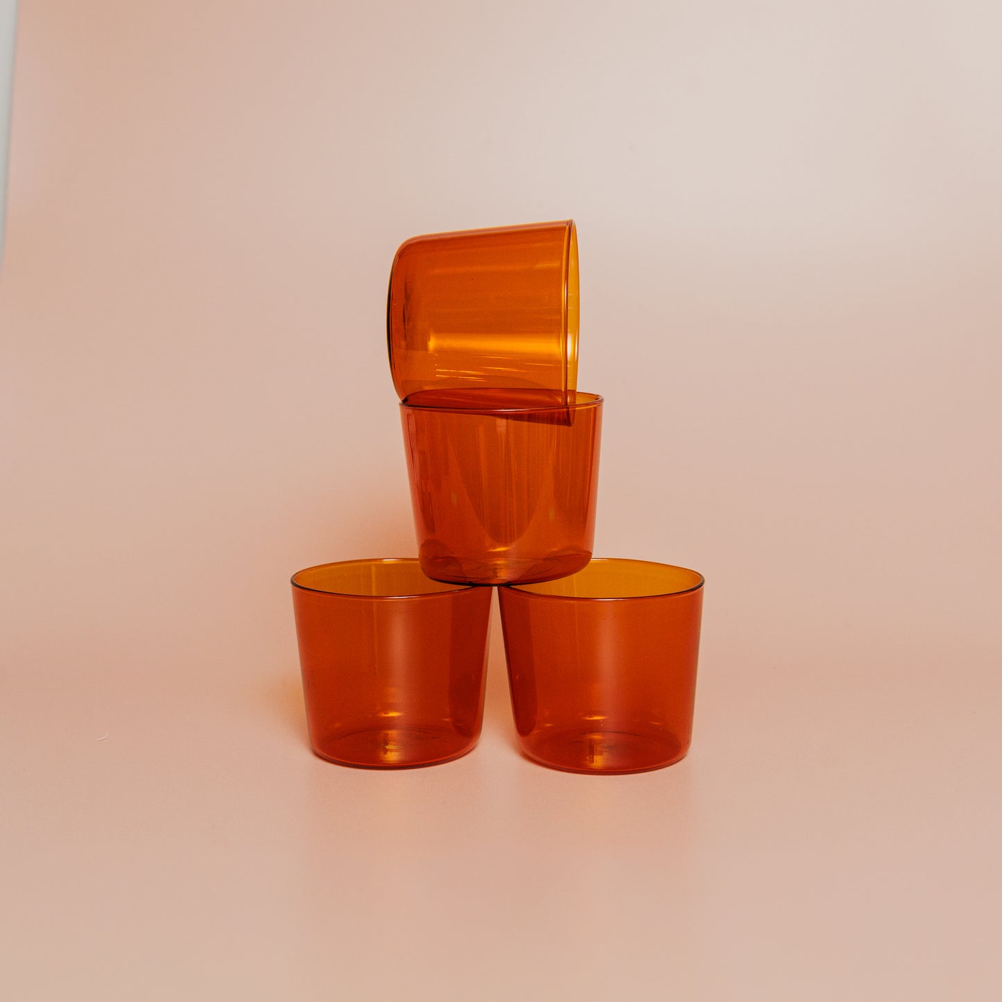 Glassware, Set of 4 - Terracotta