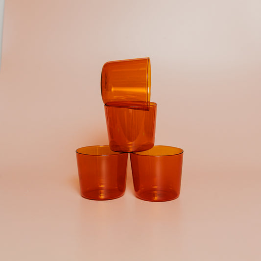 Glassware, Set of 4 - Terracotta