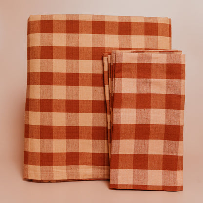 Gingham Tablecloth 60 x 90"