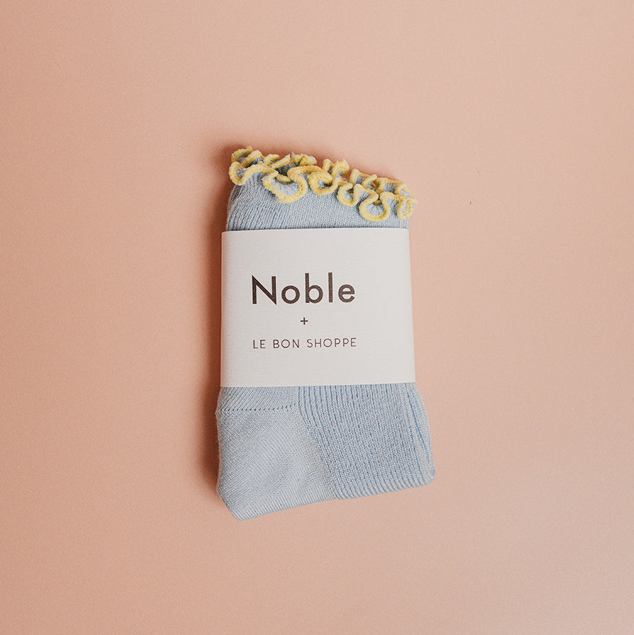 Ruffled Modal Socks