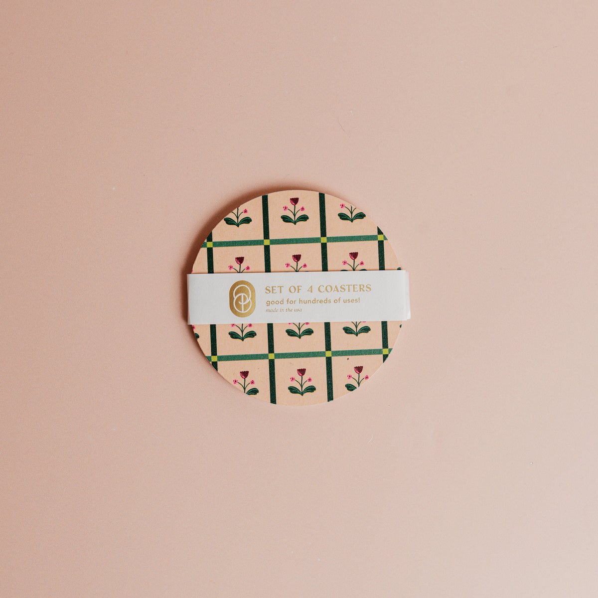 Tulip Windowpane Coasters