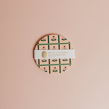 Tulip Windowpane Coasters