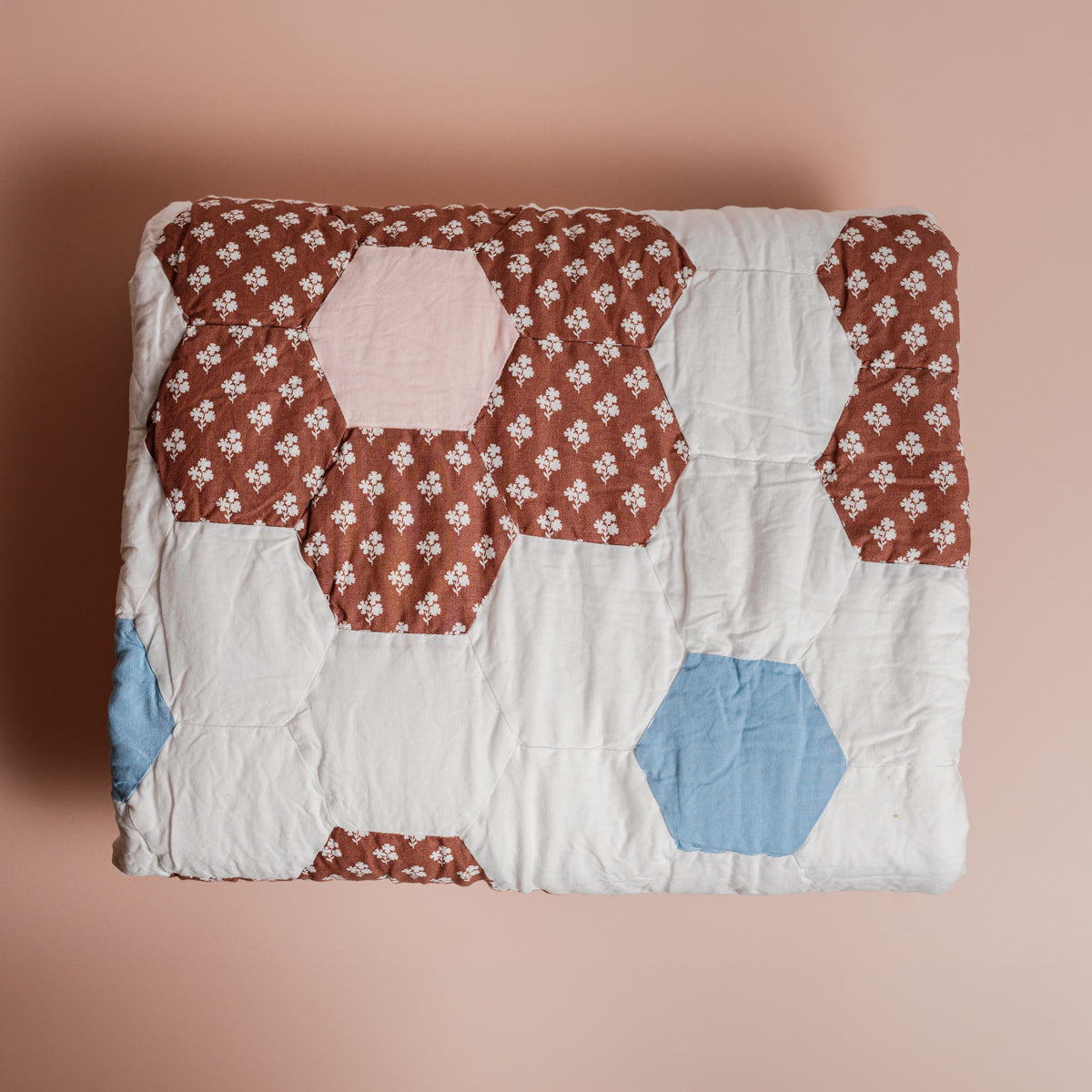 Constance Chocolate Quilted Blanket