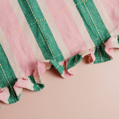 Long Striped Apron