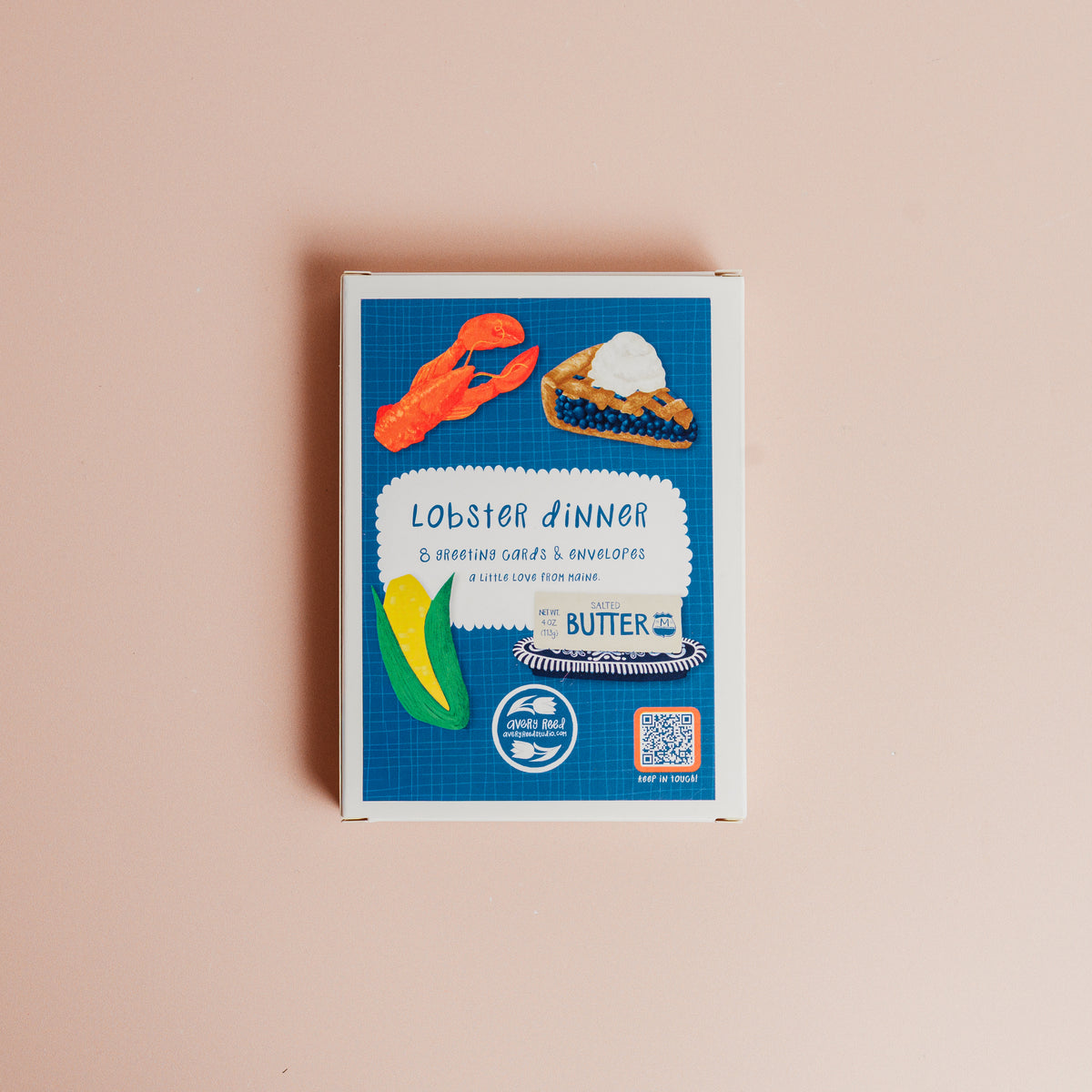 Lobster Dinner Die-Cut Card Set