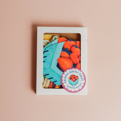 Farmers Market Finds Die-Cut Greeting Card Set