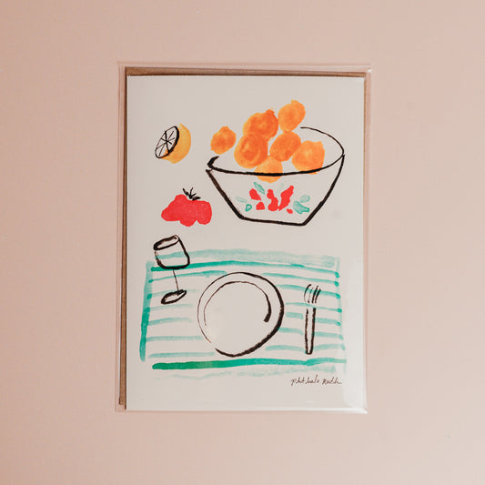 "A Matisse Breakfast" Mini Art Print