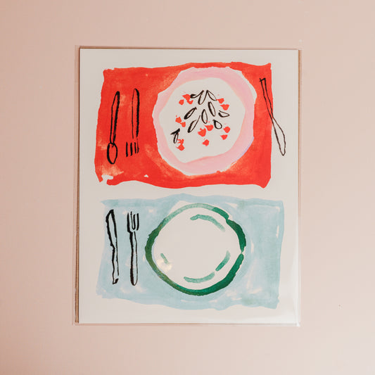 "Set the Table" Art Print