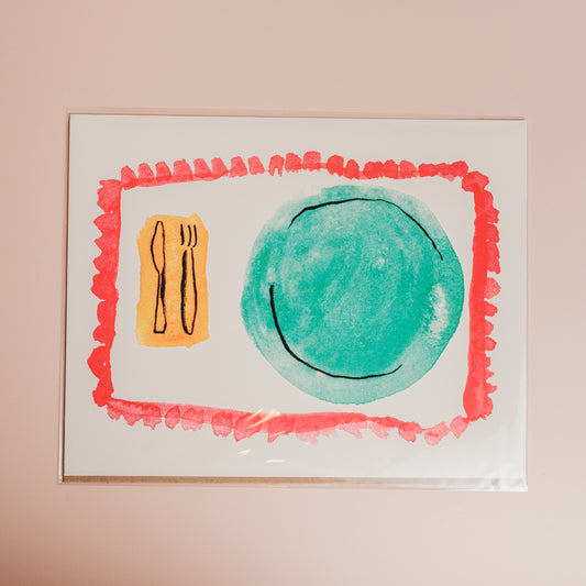 "Abstract Placemat" Art Print