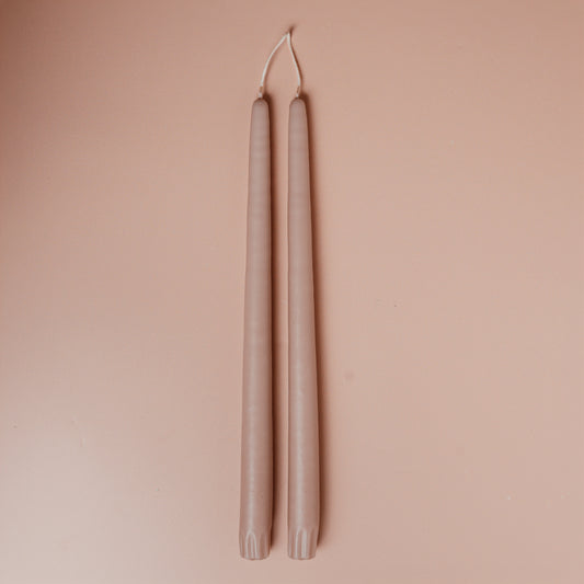 Taper Candles - Oatmeal