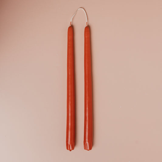 Taper Candles - Terracotta