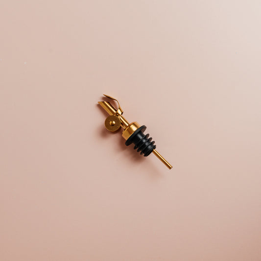 Gold Self-Closing Pour Spout