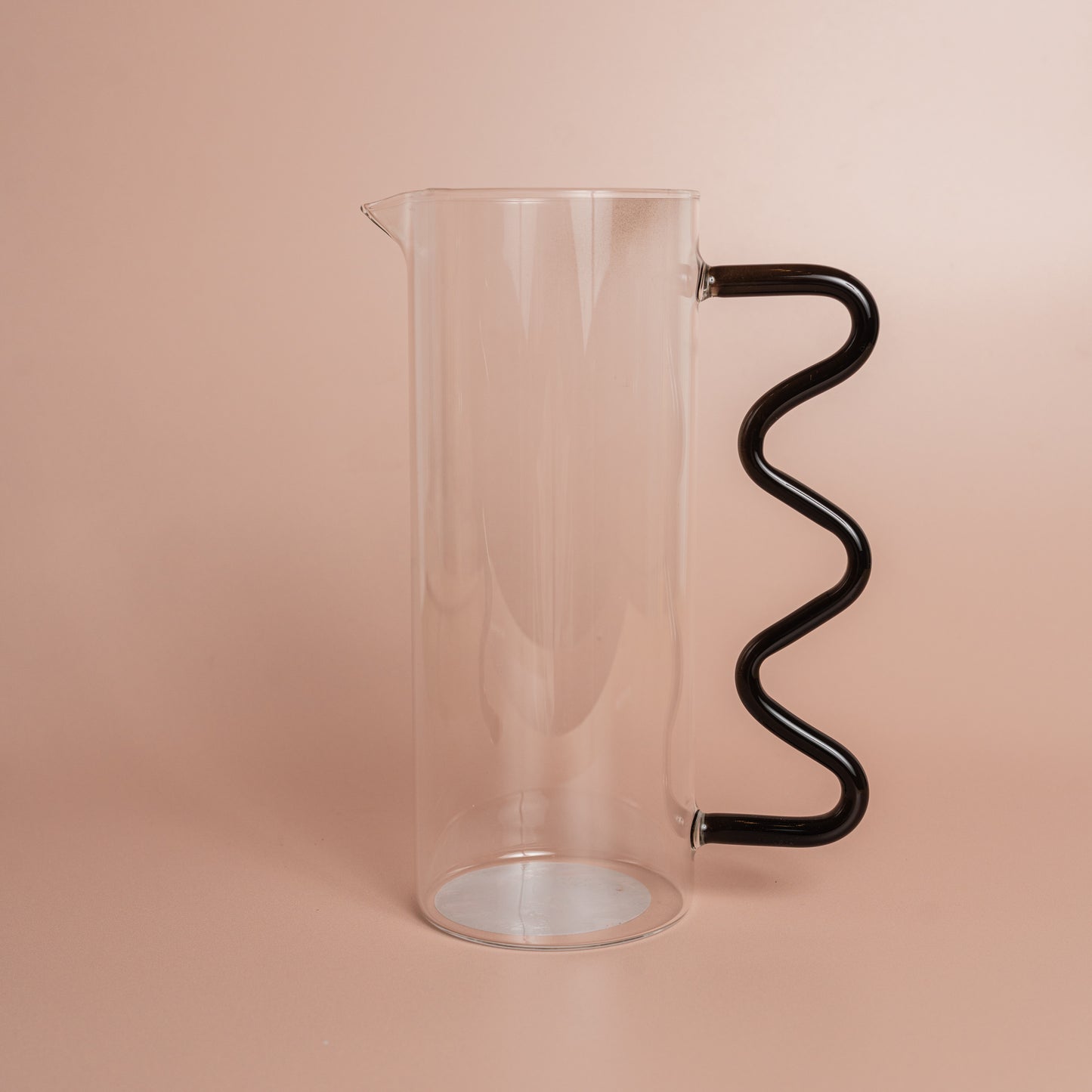 White Squiggle Pitcher