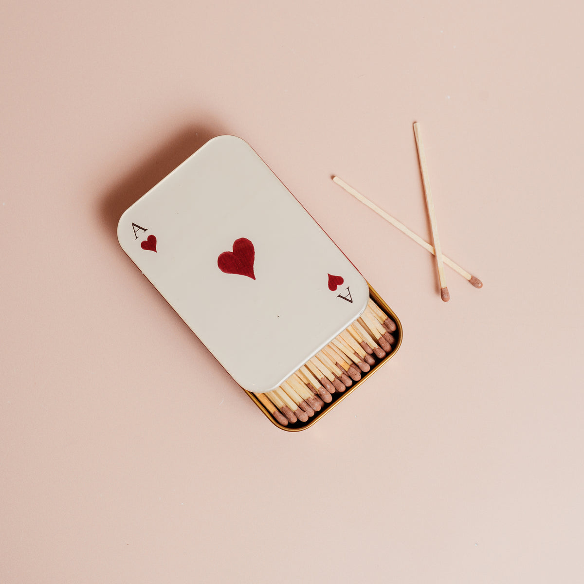 Ace of Hearts Match Tin