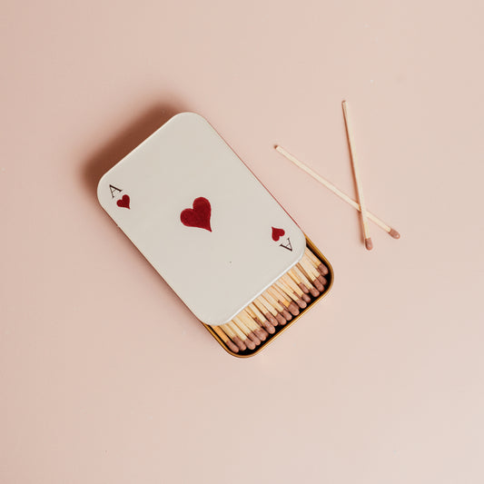 Ace of Hearts Match Tin