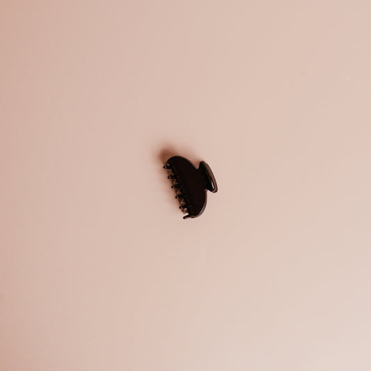 Dark Brown Ganache Hair Claw Clip | 2" Small