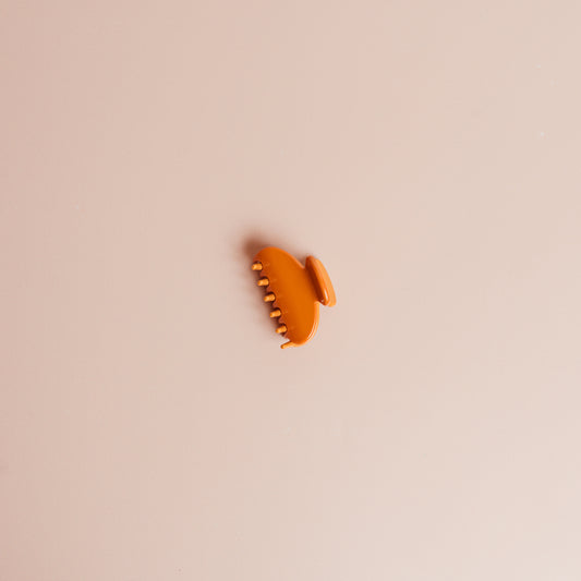 Two Tone Orange Hair Claw Clip | 2" Small