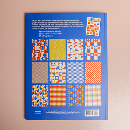 Amanda Jane Jones Wrapping Paper: Shapes and Patterns
