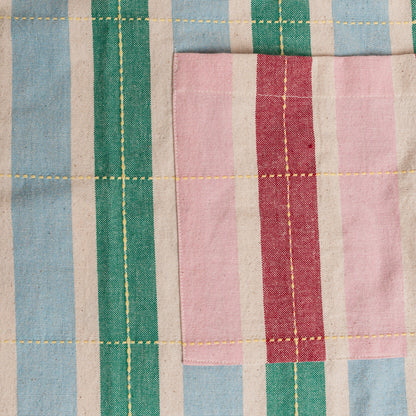 Short Striped Apron