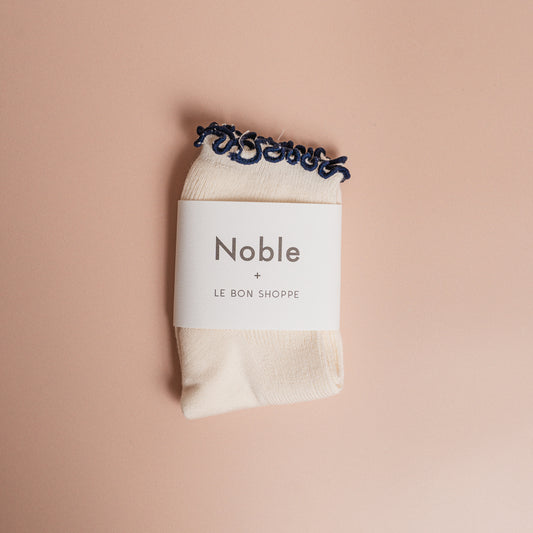 Ruffled Modal Socks