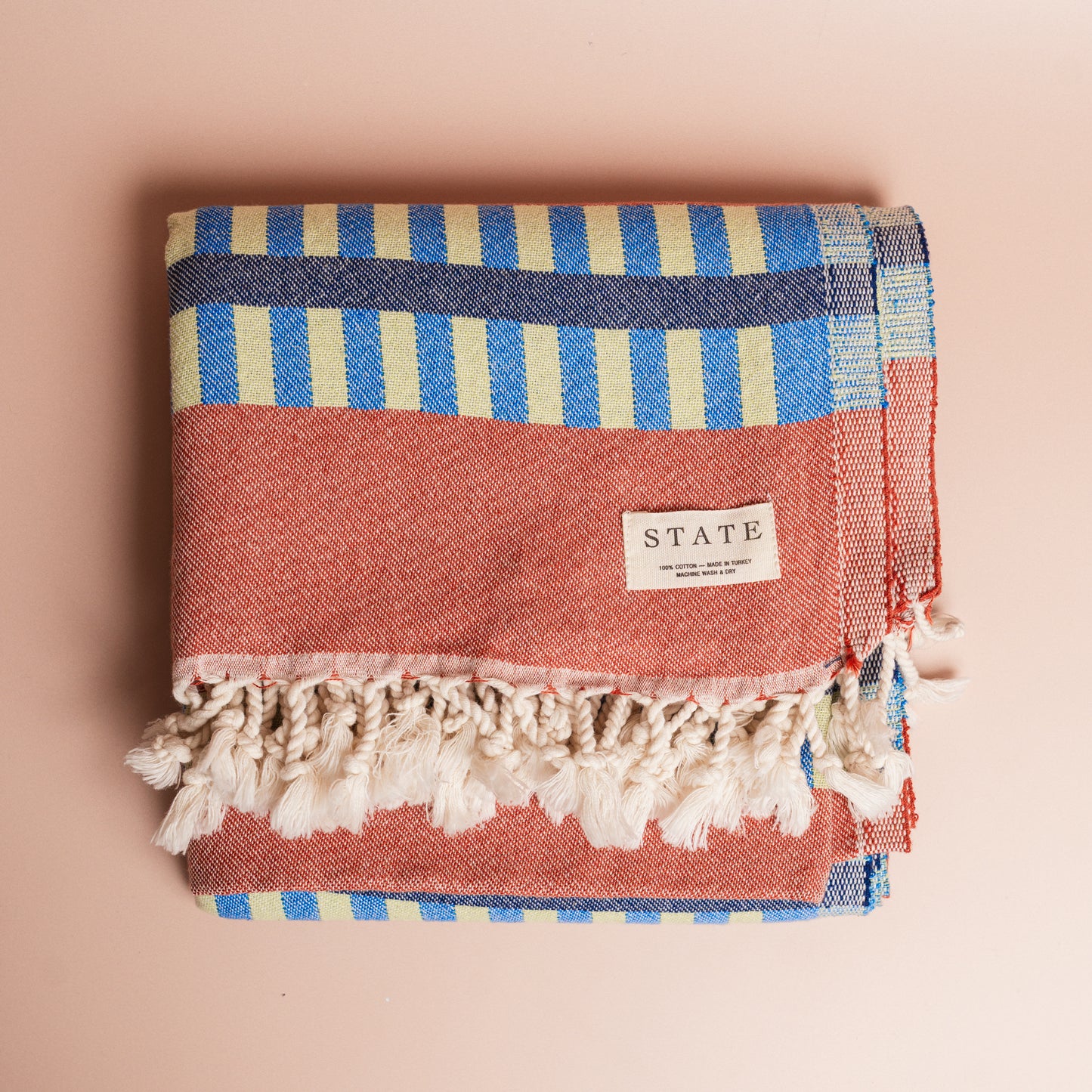 LATTICE TURKISH TOWEL: RUM PUNCH