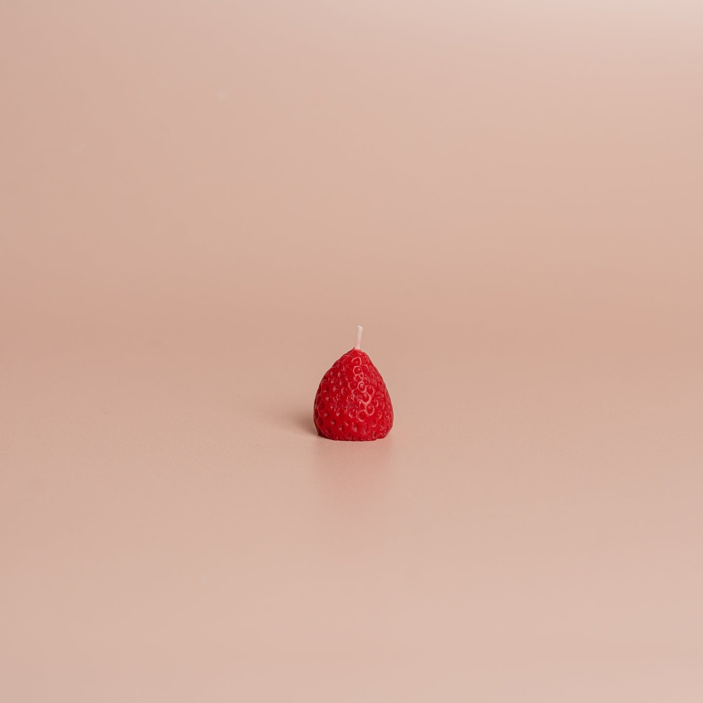 Beeswax Strawberry Birthday Candles