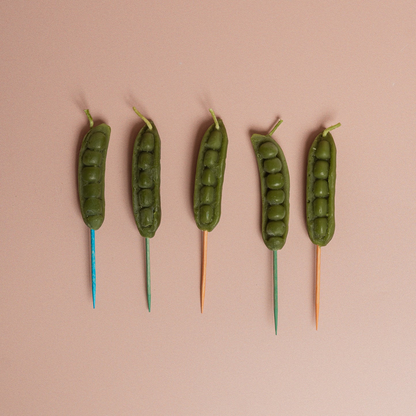 Snap Pea Birthday Candles