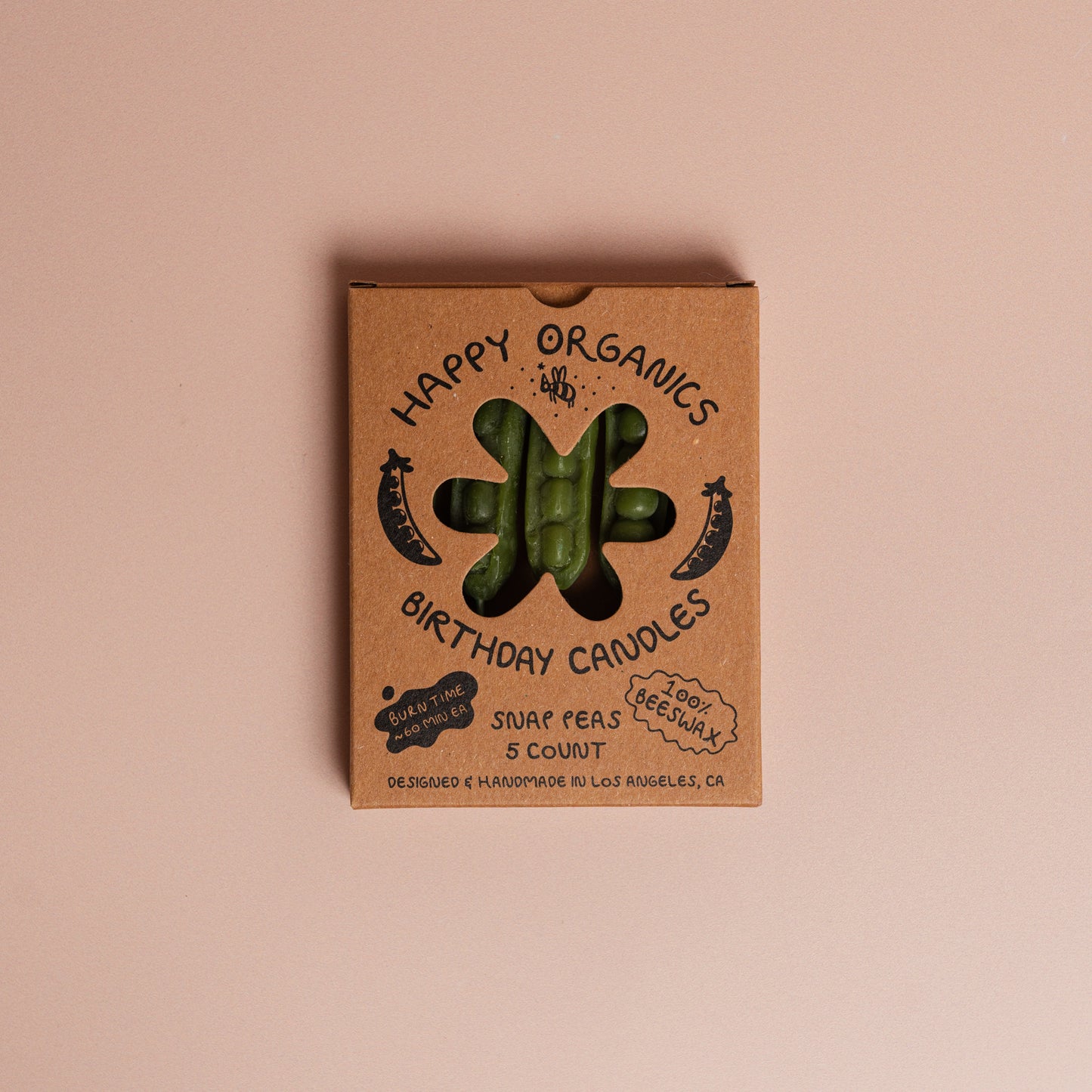 Snap Pea Birthday Candles
