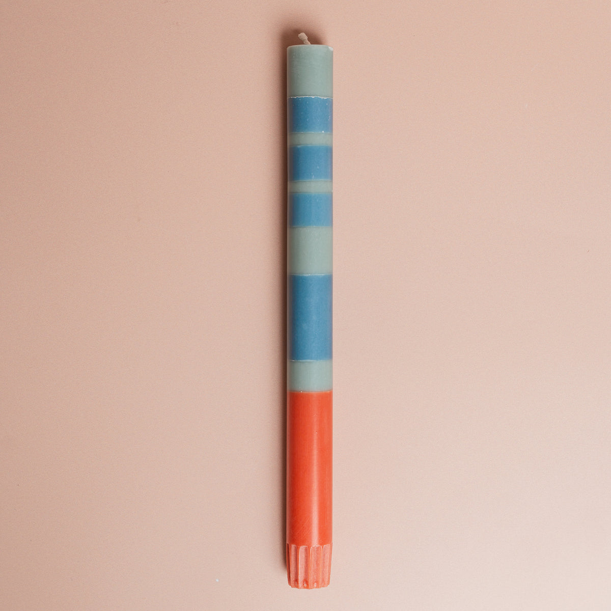 Pompadour & Rust Dinner Candles - S/4