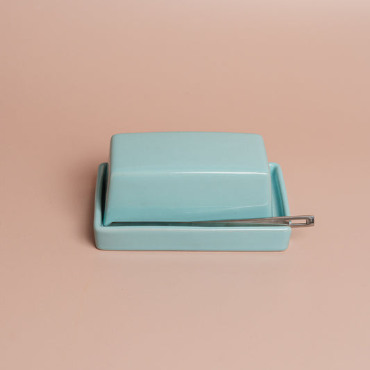 Butter Dish - Aqua Mist