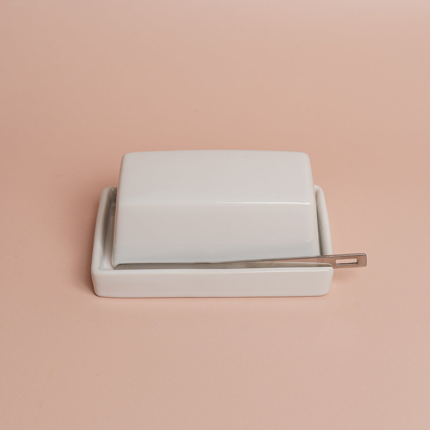 Butter Dish - White