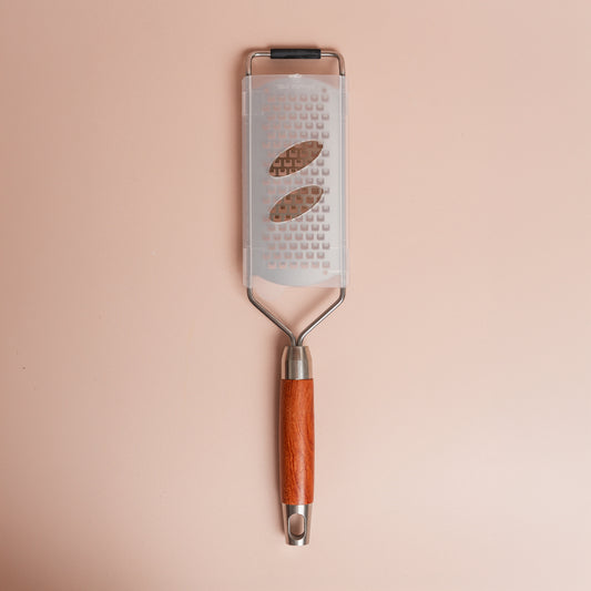 Cheese Grater with Walnut Wood Handle
