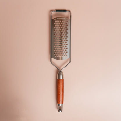 Cheese Grater with Walnut Wood Handle
