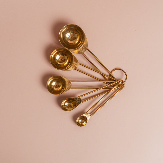 Gold Measuring Spoon Set