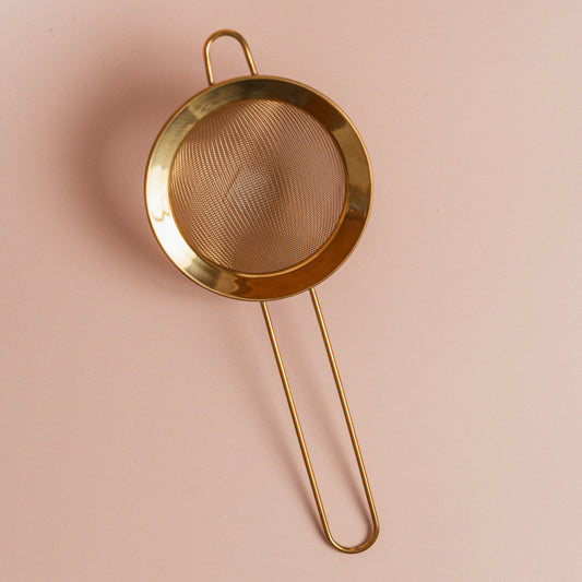 Gold Mesh Strainer Sifter