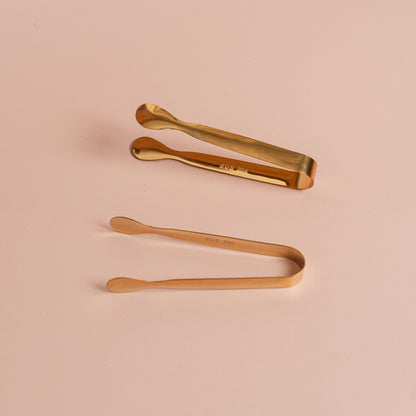 Gold Ice Tongs