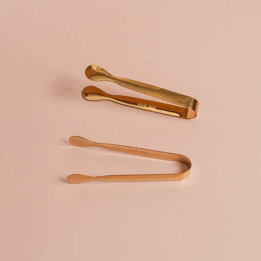 Gold Ice Tongs