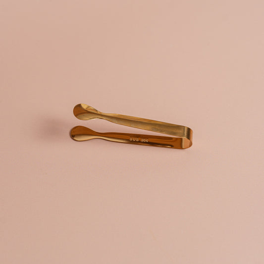 Gold Ice Tongs