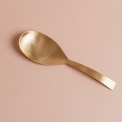 Brass Gold Serving Spoon