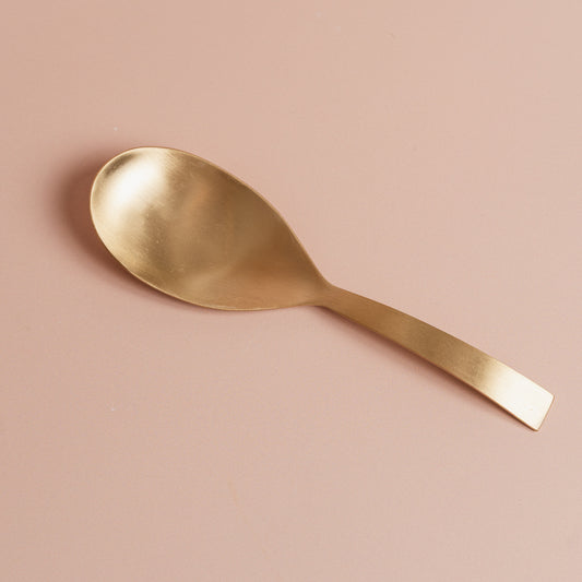 Brass Gold Serving Spoon