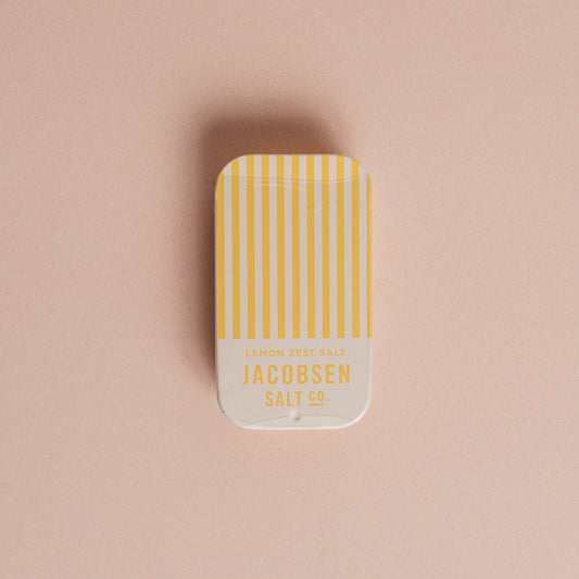 Infused Lemon Zest Sea Salt Slide Tin