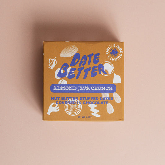 Chocolate Covered Dates - Almond Java Crunch