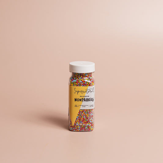 Dye-Free Rainbow Nonpareils Sprinkles