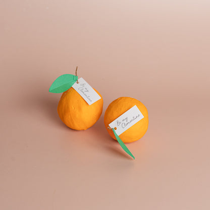 Mini Surprise Ball - Orange - "Be My Clementine"