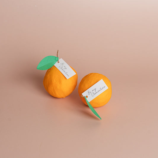 Mini Surprise Ball - Orange - "Be My Clementine"