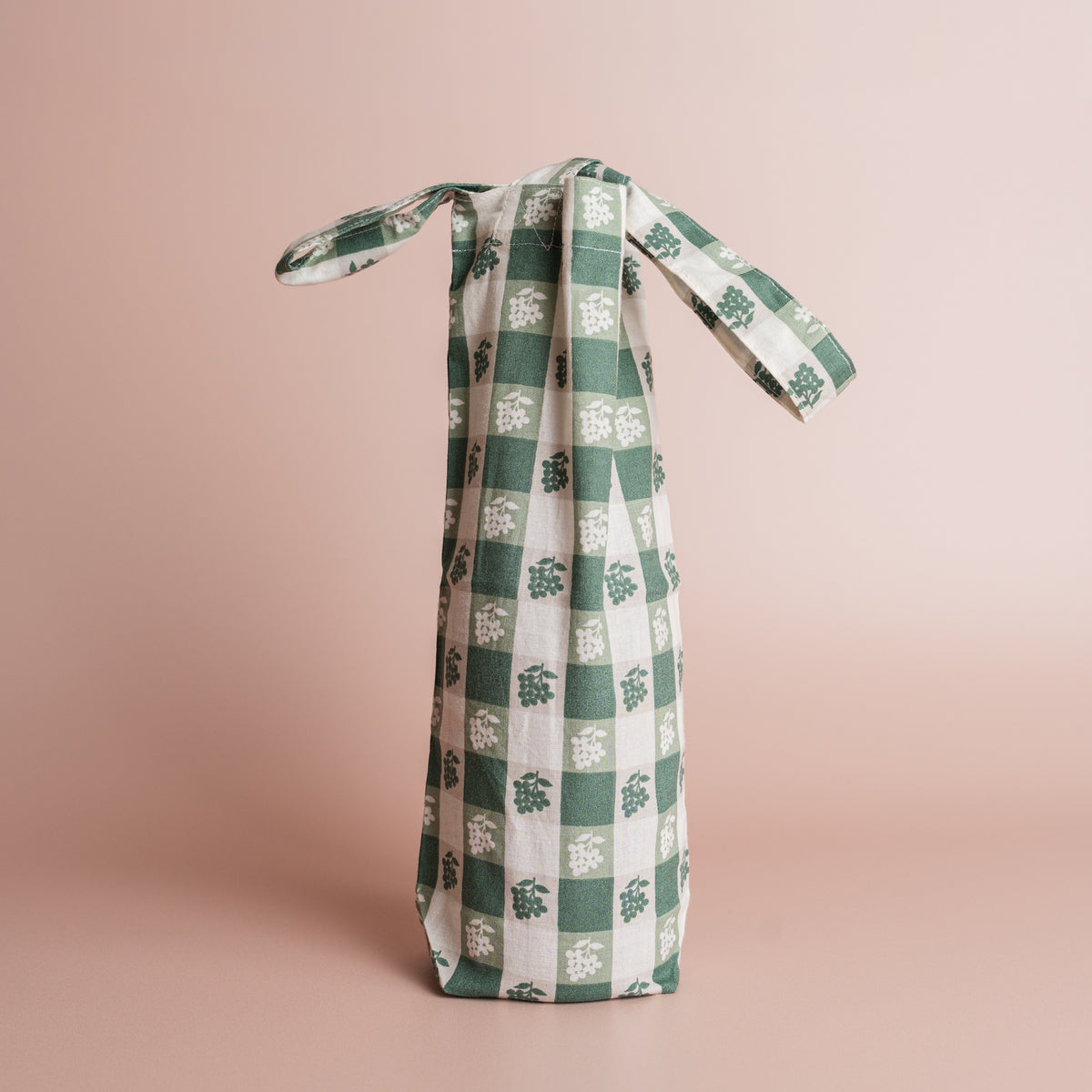 Virginia Stripe Green Wine Gift Bag