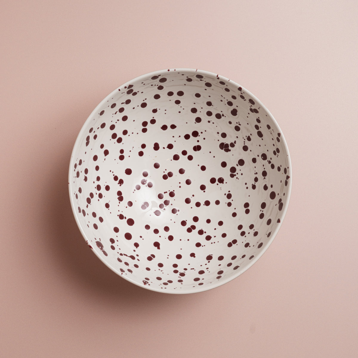 Plum Splatter Serving Bowl