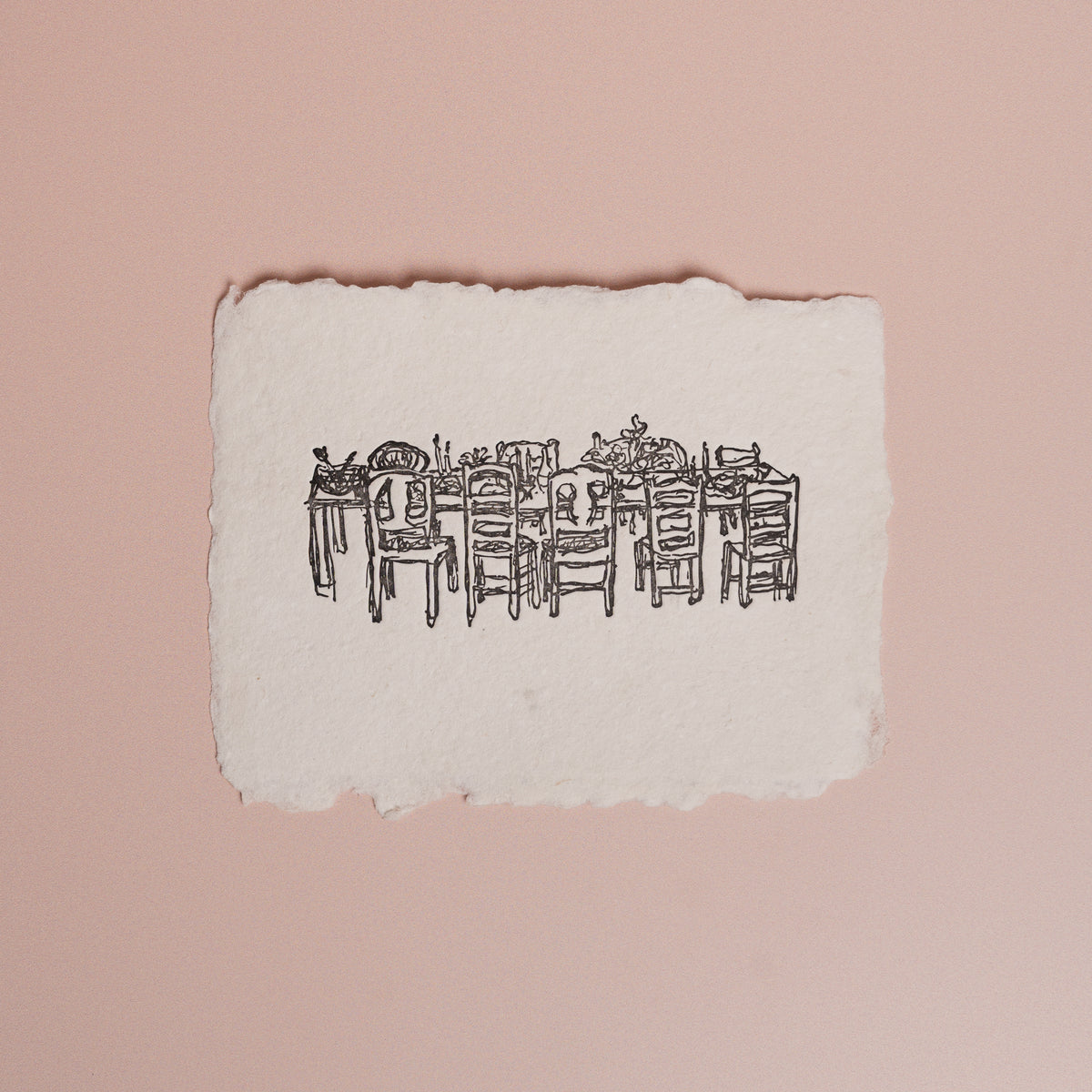 Banqueting Table Art Print