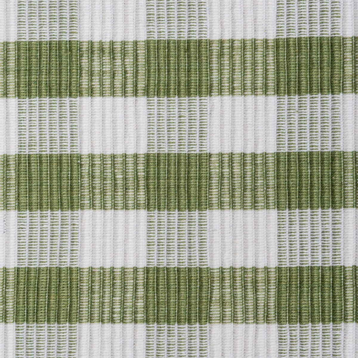 Buffalo Green Check Table Runner Ribbed