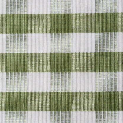 Buffalo Green Check Table Runner Ribbed